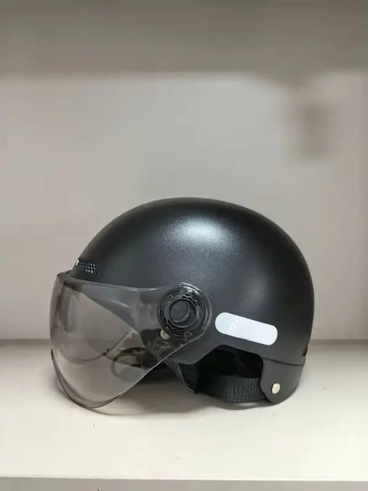 Vintage Open-Face Motorcycle Helmet