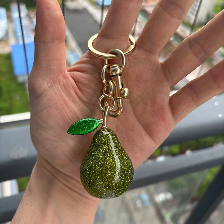 Cherry Charm Handbag Pendant Keychain for Women's Exquisite Internet-famous Crystal Cherry Bag Accessories High-Grade Pendant