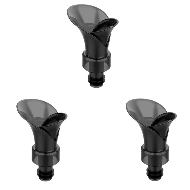 Petal-shaped red wine bottle stopper pourer universal wine bottle spout storage wine sealing freshness two-in-one closure cap