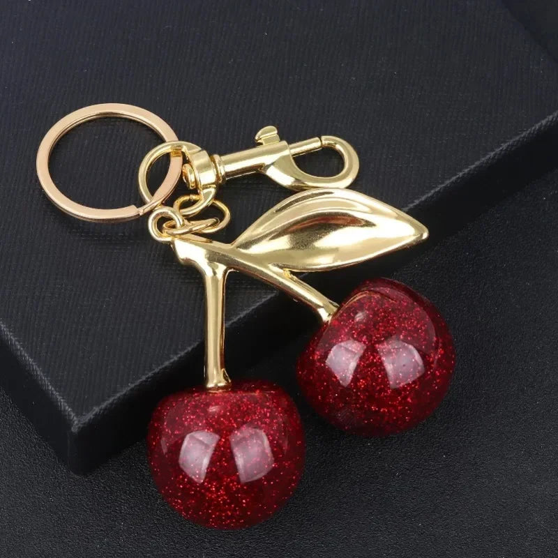 Cherry Keychain Bag Pendant Shoulder Strap Extension Bag Strap Extension Chain Crossbody Accessory Headphone Bag Chain