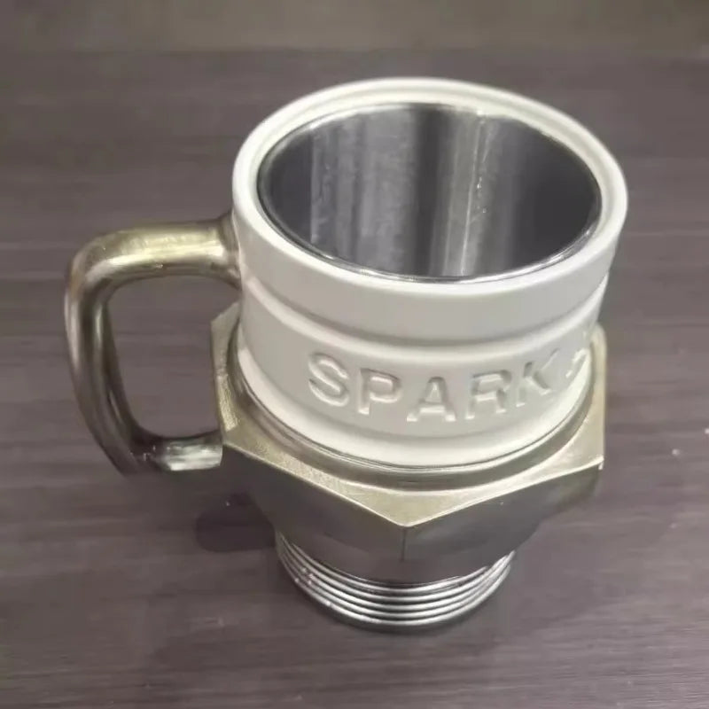 Novelty Spark Plug Mug Industrial Coffee Cup For Car Enthusiasts Collectors Home Party Office Desk Garage Display Birthday Gifts