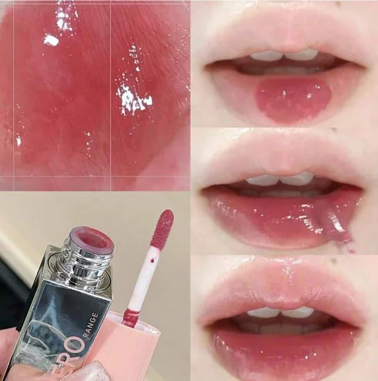Herorange Glossy Lip Gloss Hydrating Non-Sticky Multi Shades for Beginners Daily & Gift Use