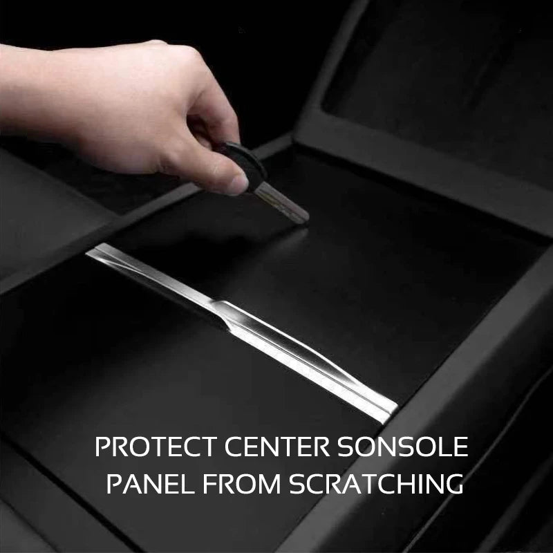 For Tesla Model 3 Highland Y Juniper 2024-2026 Center Console Cover Protector Sticker Central Control Panel Film Car Accessories