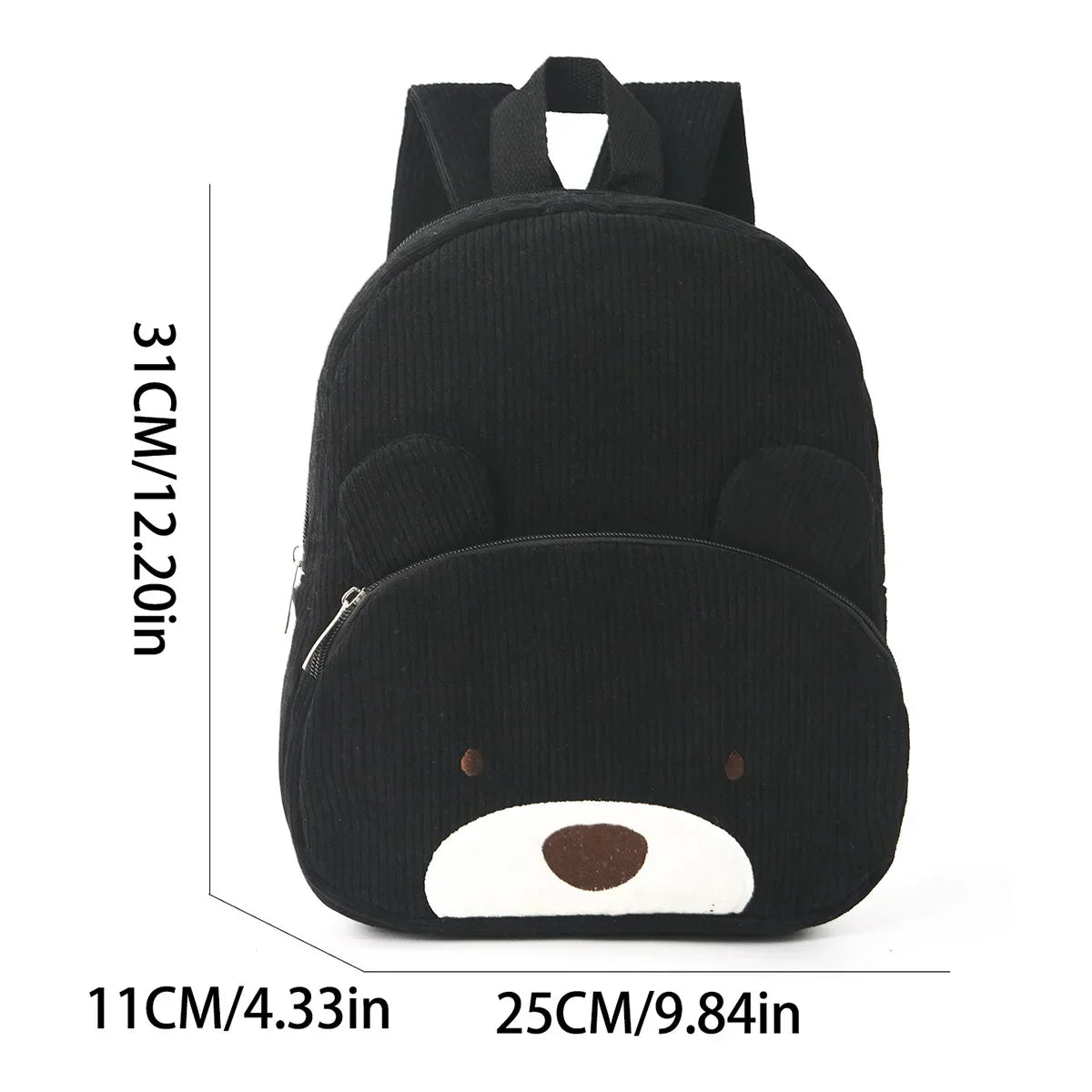 Personalized Cartoon Bear Toddler Backpack