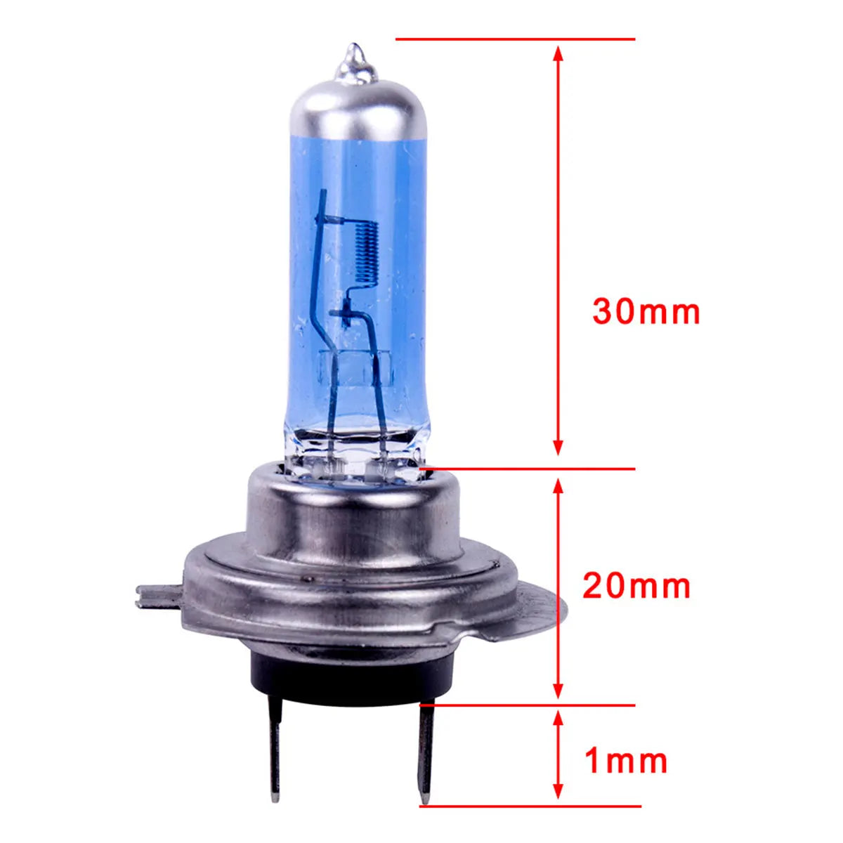 30/1PCS 100W 6000K H7 LED Headlight Super Brigh Daytime Running Lamp Light  Xenon White HALOGEN Car Fog Light Bulbs