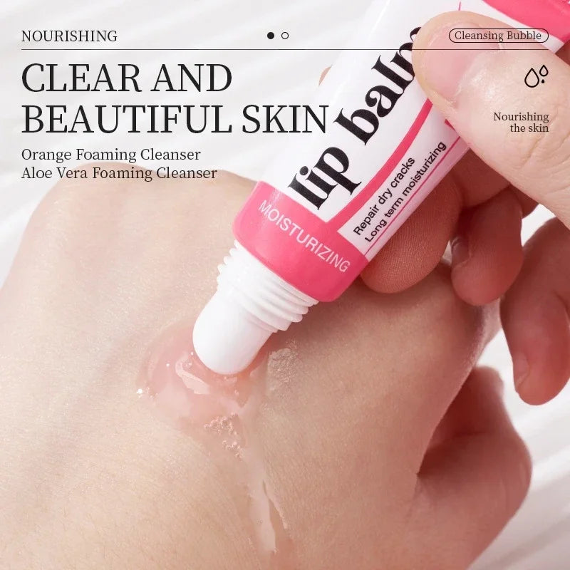 Remove Dark Lip Balm Serum Fast Lighten Melanin Lip Mask Exfoliating Fade Lip Lines Dead Skin Nourishing Repair Lip Care Makeup