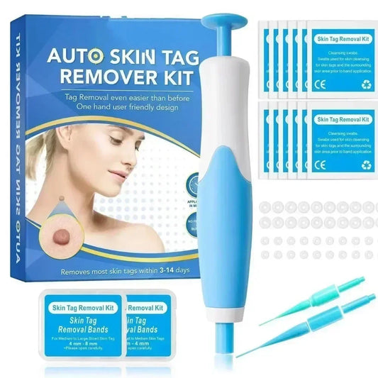 2 IN 1 Painless Auto Micro Skin Tag Removal Kit Adult Skin Tag Mole Wart Remover Device Face Cleaning Skin Care Beauty Tools