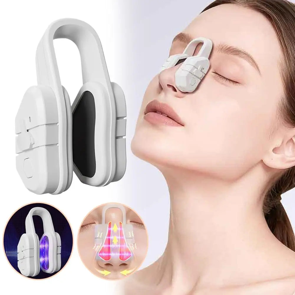 New EMS Microcurrent Nose Lifter Shaper High Nose Bridge Silicone Sculpting Vibration Silicone Lifting Beauty Massager Tool
