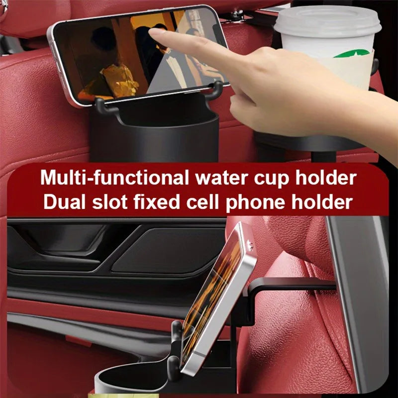 1/2pcs Car Seat Cup Holder Car Seat Back Multi-functional Hook Rear Creative Water Cup Holder car decoration accessories