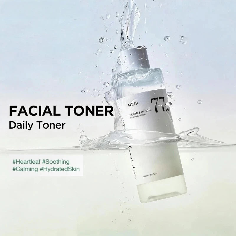 Anua Heartleaf 77% Soothing Toner,Moisturizing,Calming Skin,Refreshing,Purifying for Sensitive Skin Skincare Products 250ml