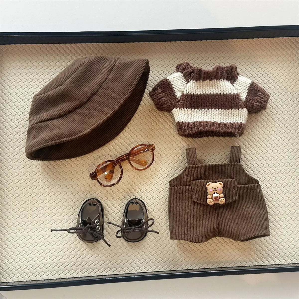 JUMEET Labubu Macaron Doll Outfit Set
