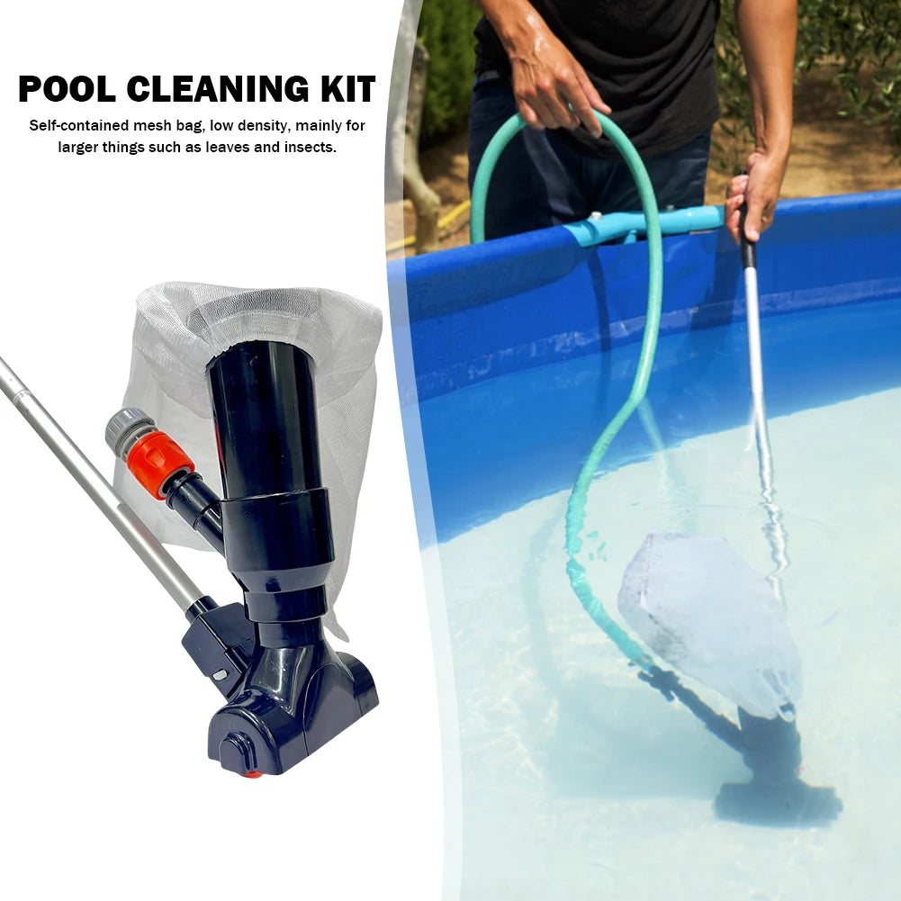 Pool Vacuum Cleaning Set Clean Pool Bottoms Net Pool Filter Swimming  Cleaner Set Outdoor Cleaning Skimmer Pools Products Tool