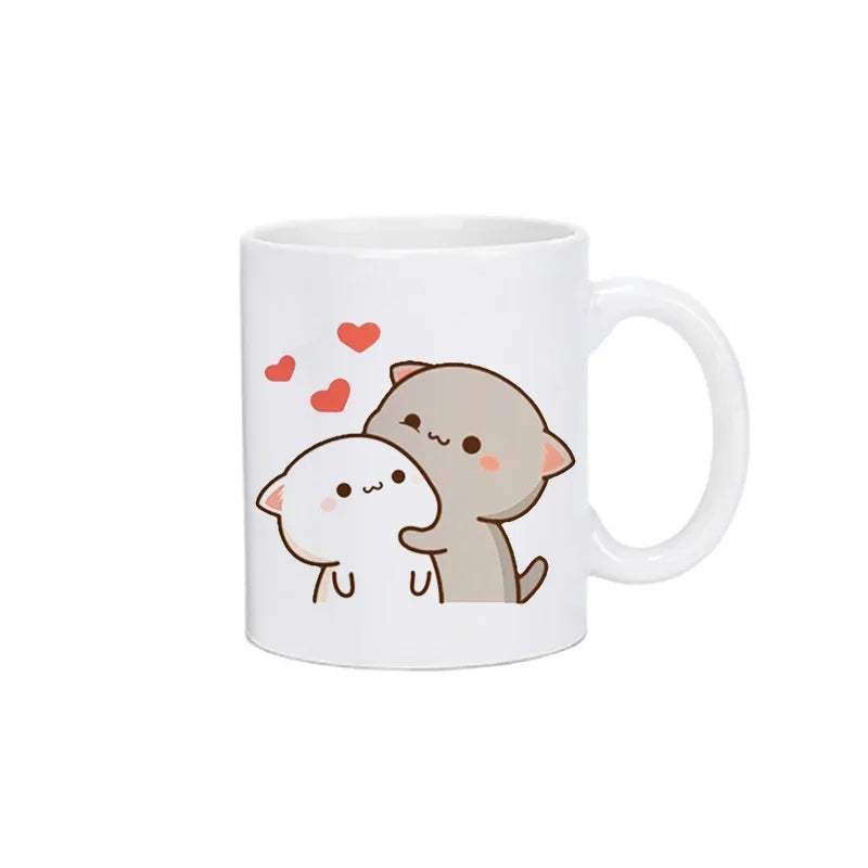 Panda Bear Bubu Dudu Coffee Milk Cup Mocha Cat Panda Bear Couple Creative Present Cute Gift Drinking Tea Cup Mugs