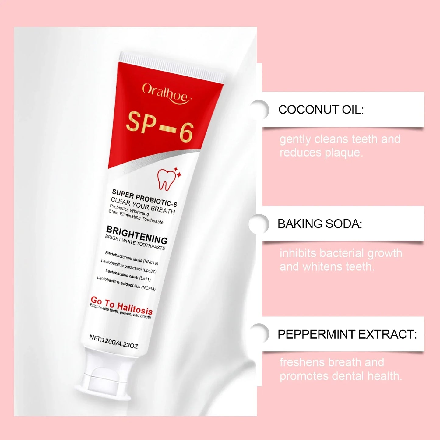 SP6 Probiotic Whitening Toothpaste