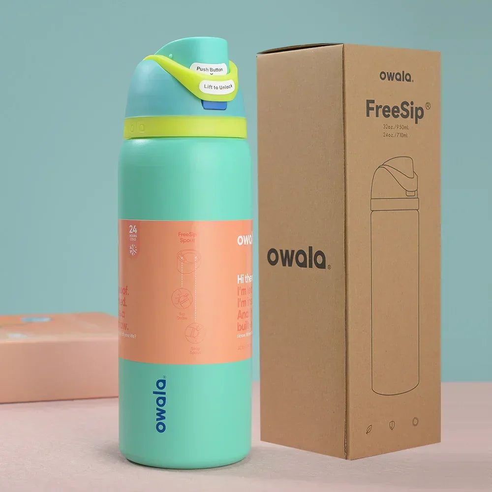 Owala FreeSip Grass Green Bottle