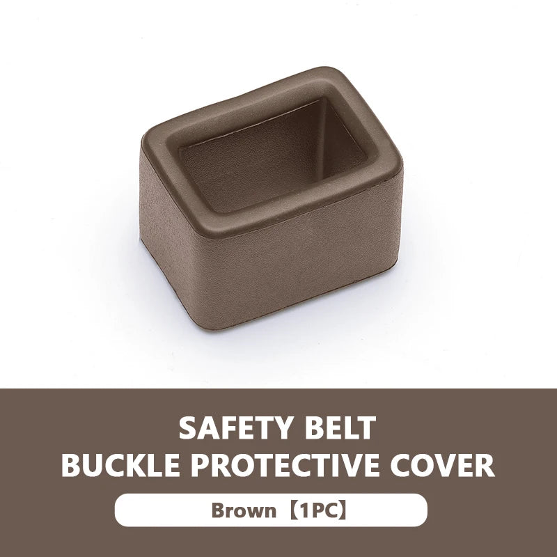 New Car Seat Belt Buckle Cover Anti Scratch Seatbelt Button Protector Seat Belt Protection Cover Car Interior Accessories