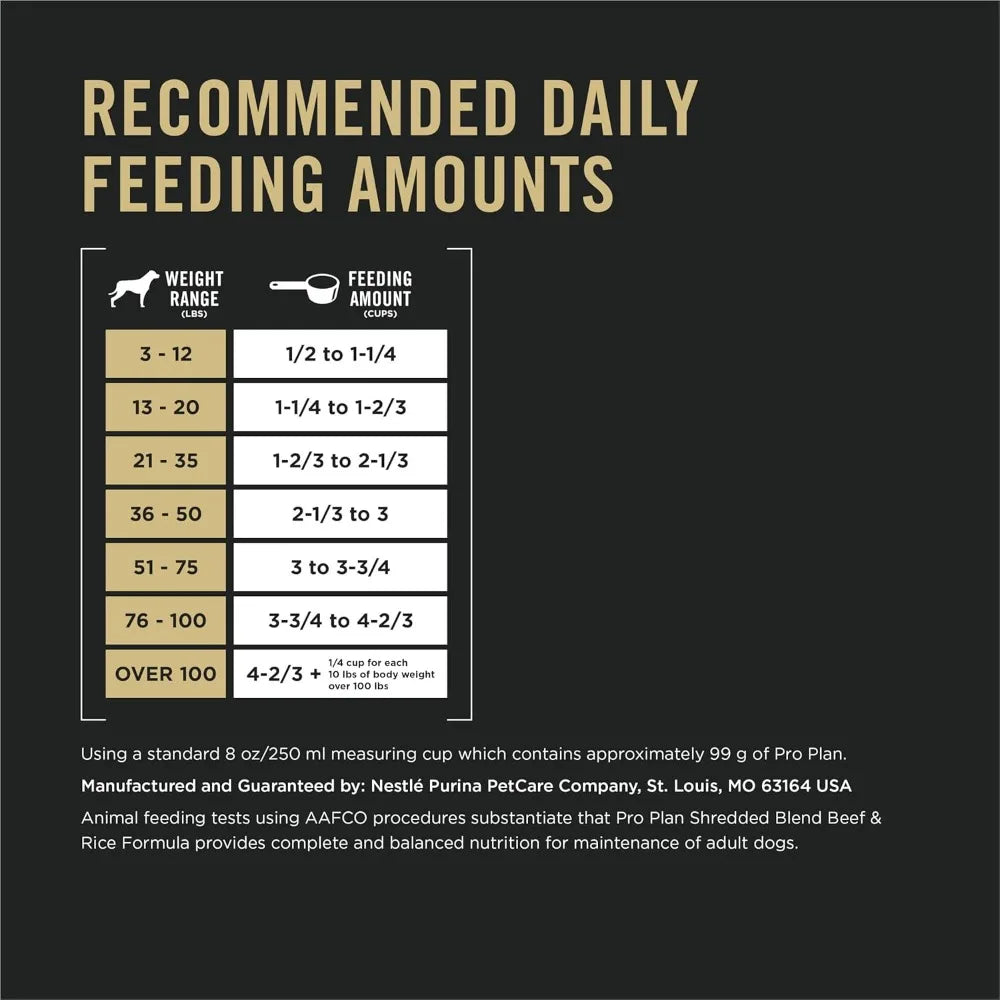 US Shipping Dry Dog Food with Probiotics Beef and Rice Formula for Adult Dogs