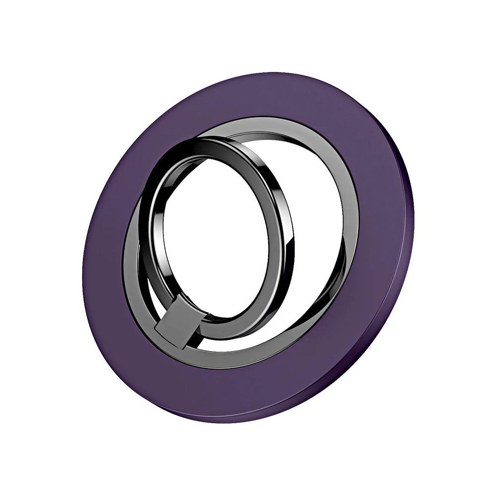 For Tablet Magnetic 2 Sections Simplicity Rotation Ring Phone Handphone Ipad Holder Double Side Silicone