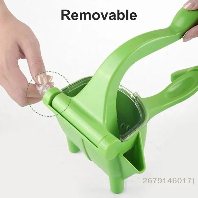 【YY26】1pc Green Multifunctional Juicer Handheld Non-electric Lemon Squeezer Fruit Vegetable Small Juicer Manual Juicer