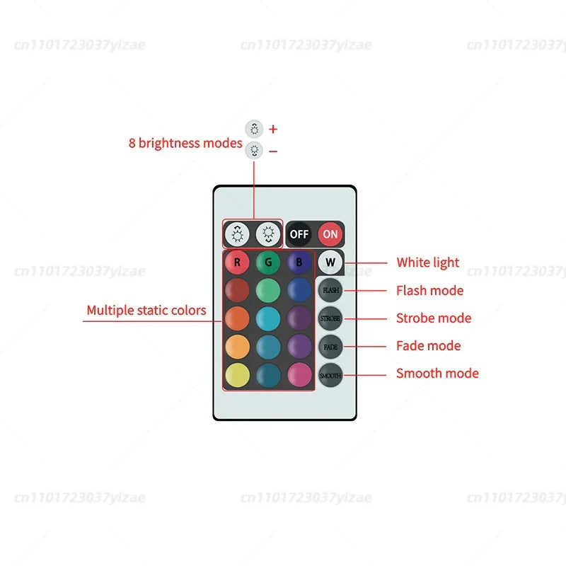 RGBW Infrared LED Bulb