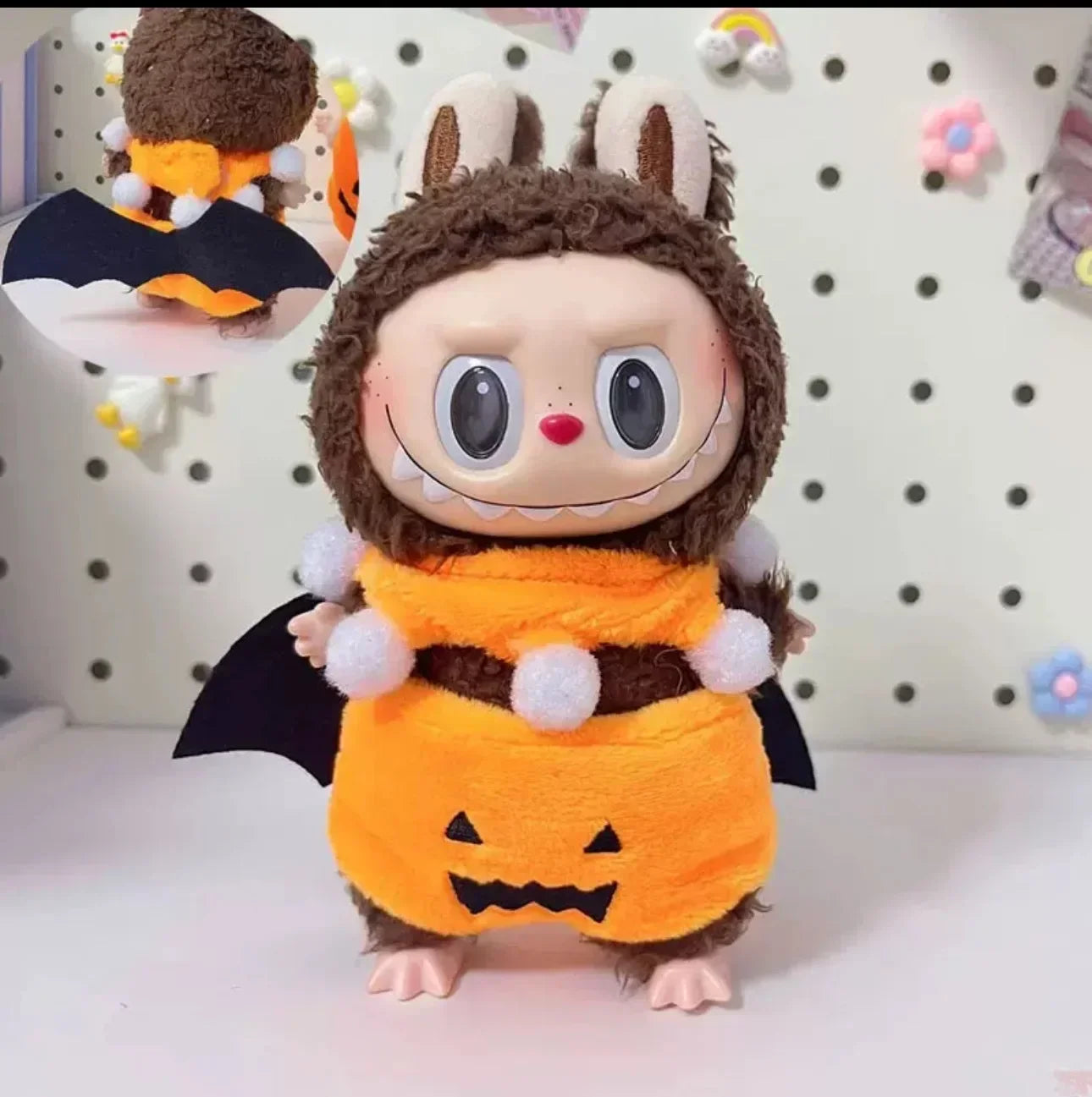17cm Labubu Hoodie Outfit
