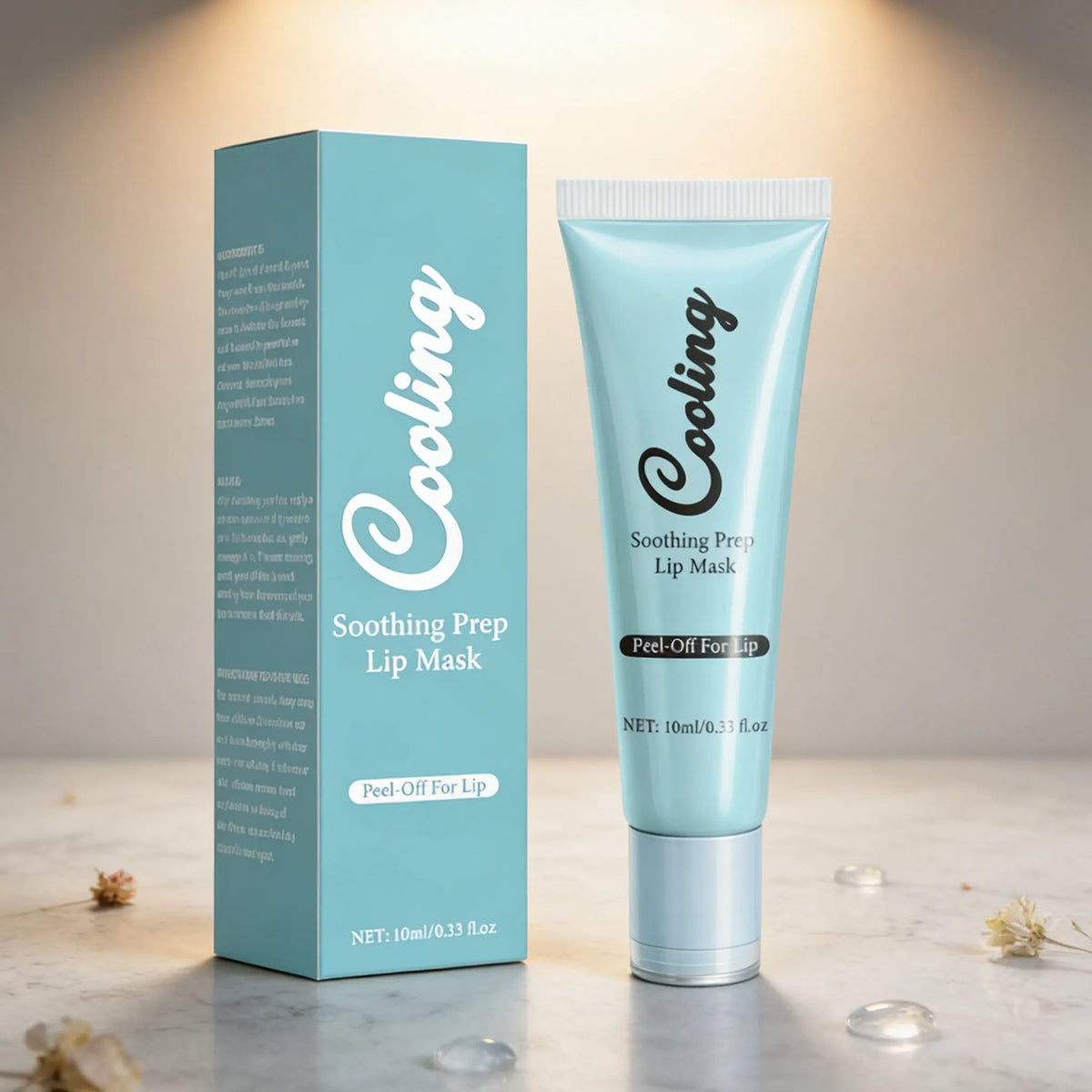 Soothing Prep Lip Mask- Cooling Peel-Off Lip Mask for Smoother Lip Prep ,Hydrating & Moisturizing Lips for Women, 10ml