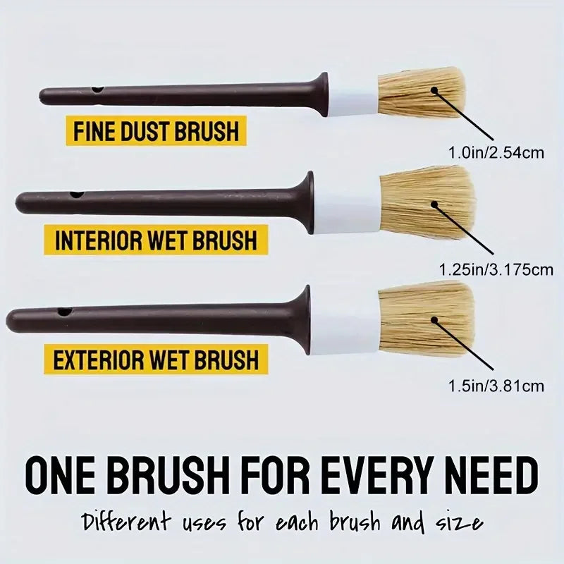 Car Detailing Brush Set Car Cleaning Brushes Sponges Towels for Car Air Vents Rim Cleaning Dirt Dust Clean Tool Wash Accessories
