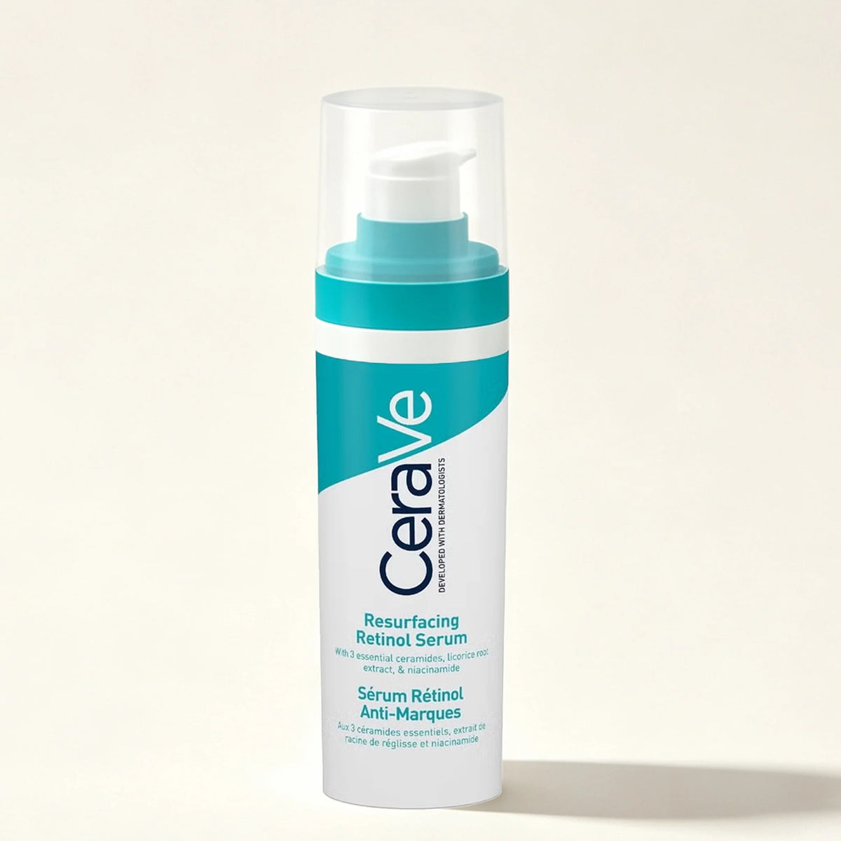 CeraVe Retinol Serum Niacinamide Licorice Root, Skin Smoothing Tone Care, Barrier Repair, Non-Comedogenic For Blemish Prone Skin
