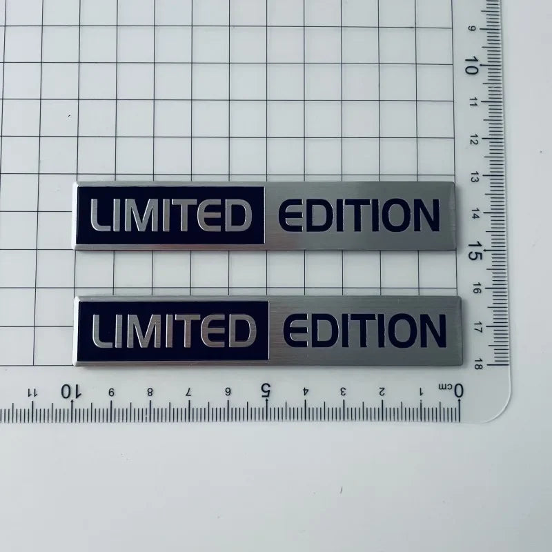 3D Metal LIMITED EDITION Emblem Sticker Aluminum Logo Car Fender Badge Trunk Decal Special EDITION Accessories