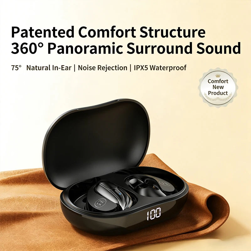 Lenovo Bluetooth Wireless Headphones Built In Microphone USB Type C Charging Port Noise Isolating Comfortable Over Ear Headset C