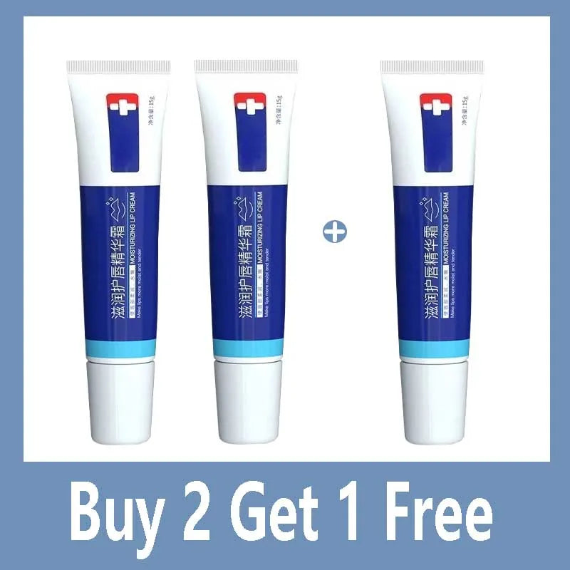 Lip serum cream, lightens lip lines, brightens lip color, moisturizes and moisturizes treatment