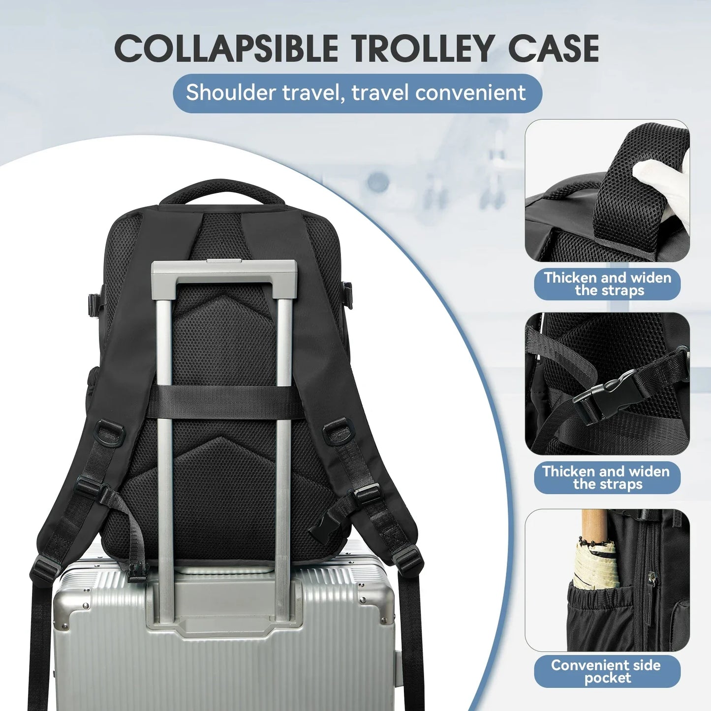 Vacuum Large Capacity Travel Backpack