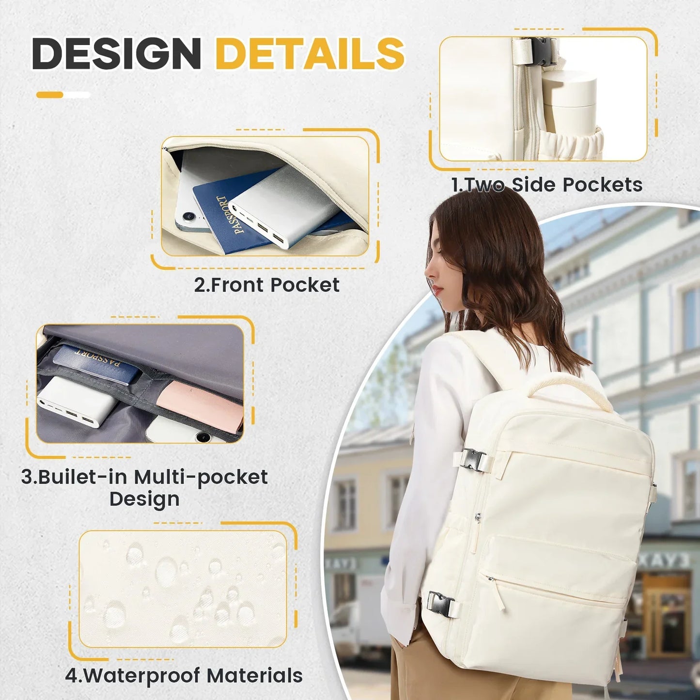 Ryanair Cabin Travel Laptop Backpack