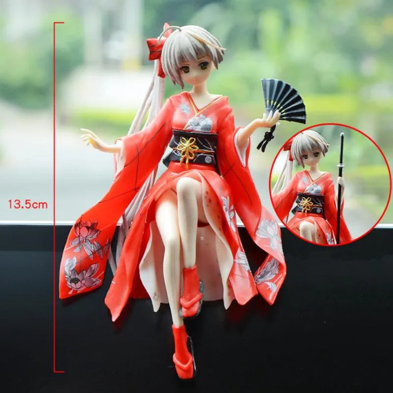 Japan 13CM Yosuga No Sora Figure PVC Action Anime Collection Peripherals Doll Model Toys Kimono for Kid Gift
