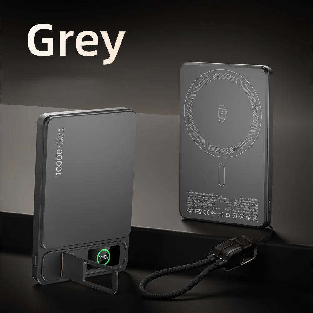 CCC Alloy Original Power Bank For MagSafe Magnetic Wireless 20W Fast Charger Portable External Battery For iPhone 17 16 iWatch10