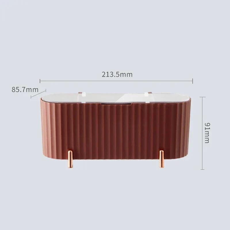 Transparent Cotton Pad Organizer Box