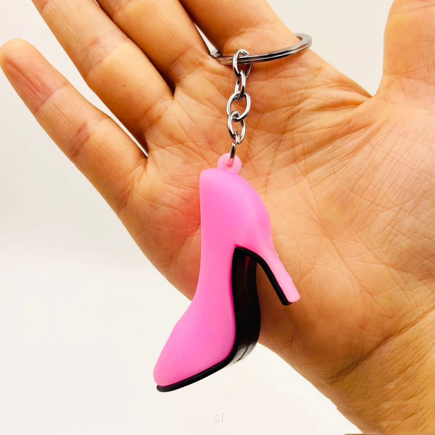 1PCS Cute cartoon keychain high heel key ring chain bag pendant car pendant For Women Jewelry  YS-253
