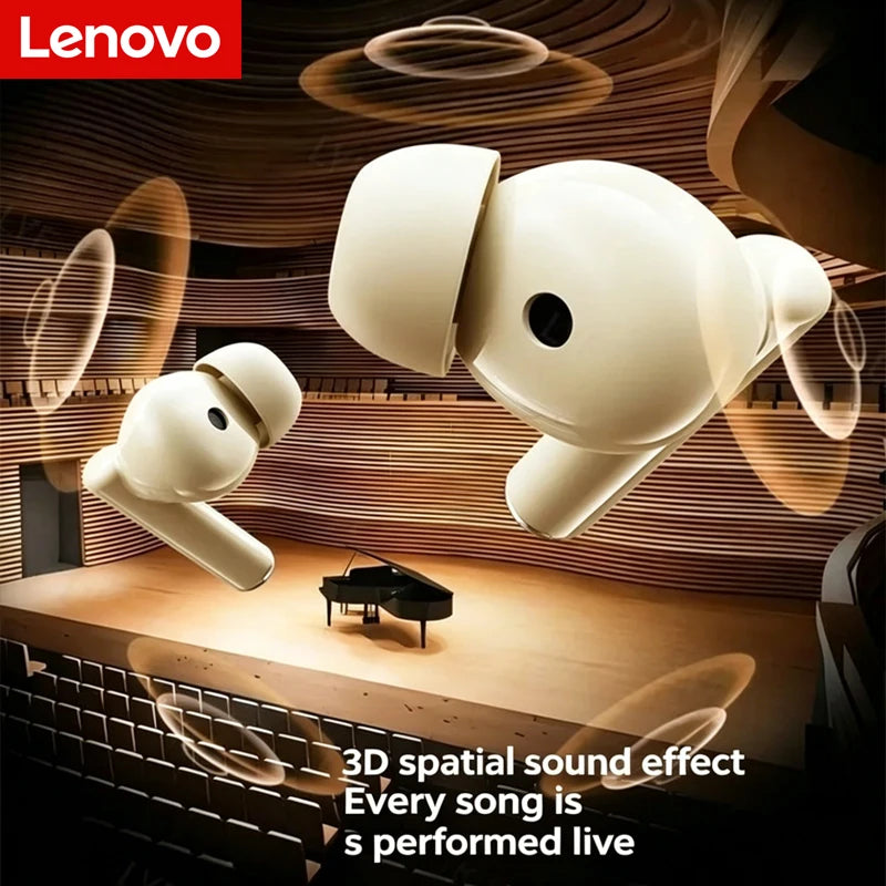 Lenovo Bluetooth Wireless Headphones Built In Microphone USB Type C Charging Port Noise Isolating Comfortable Over Ear Headset C