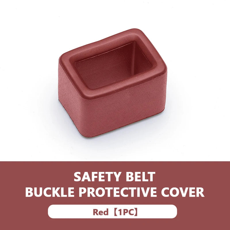 New Car Seat Belt Buckle Cover Anti Scratch Seatbelt Button Protector Seat Belt Protection Cover Car Interior Accessories