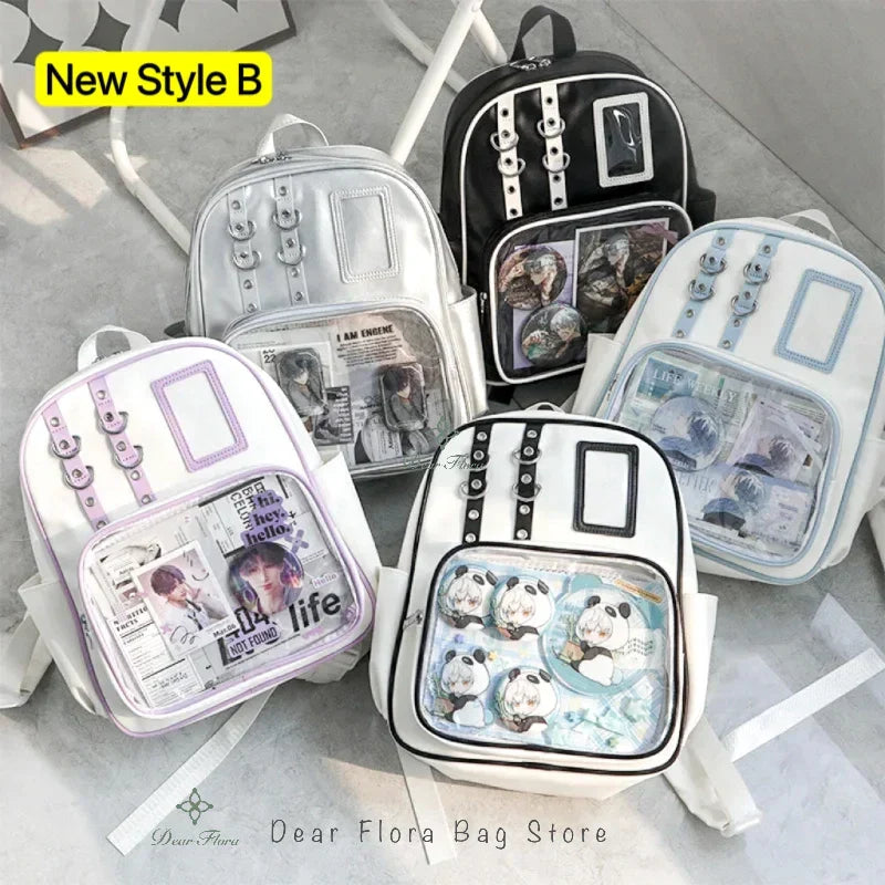 Stylish Transparent PVC Jelly Handbag