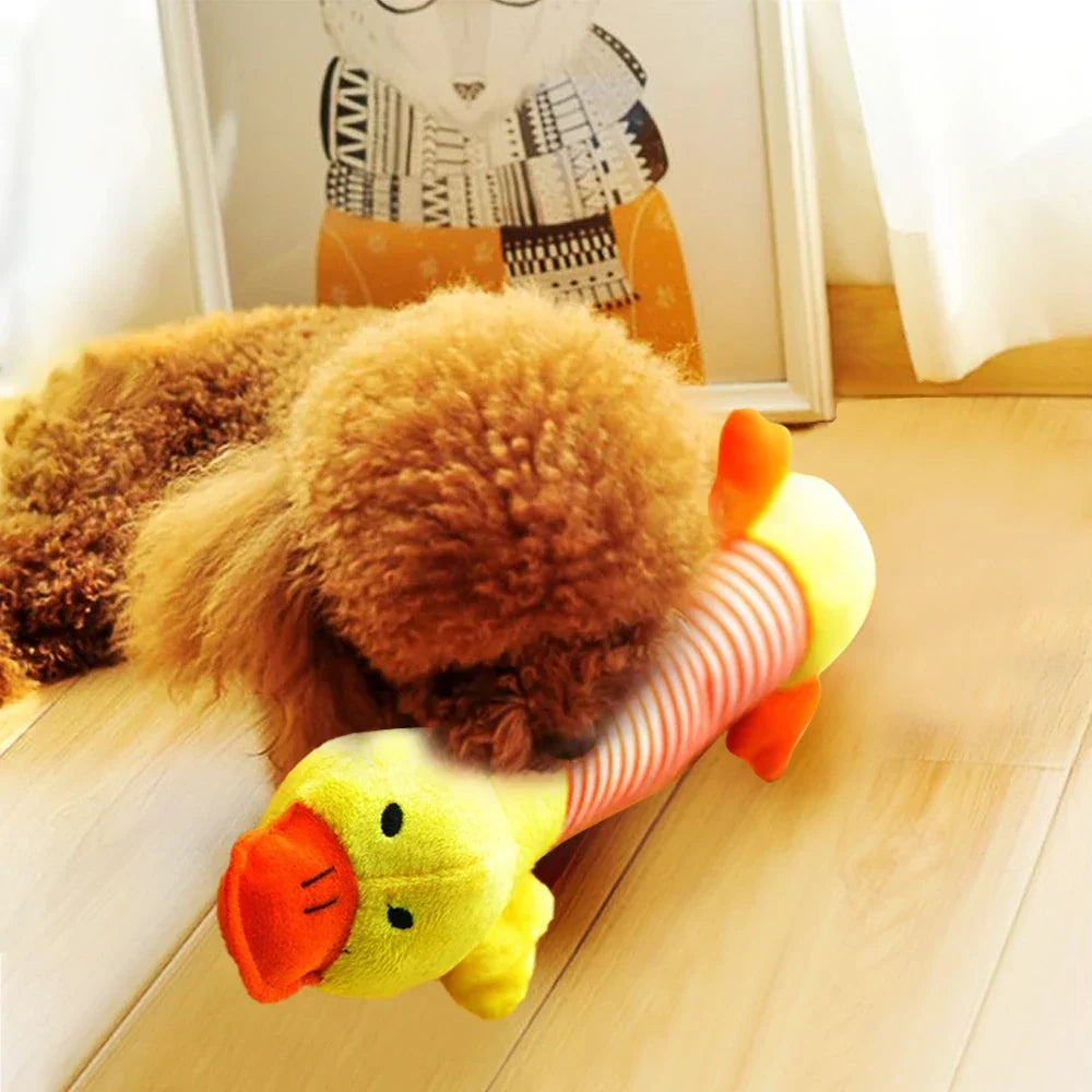 YOUSE Plush Animal Squeaky Pet Toy