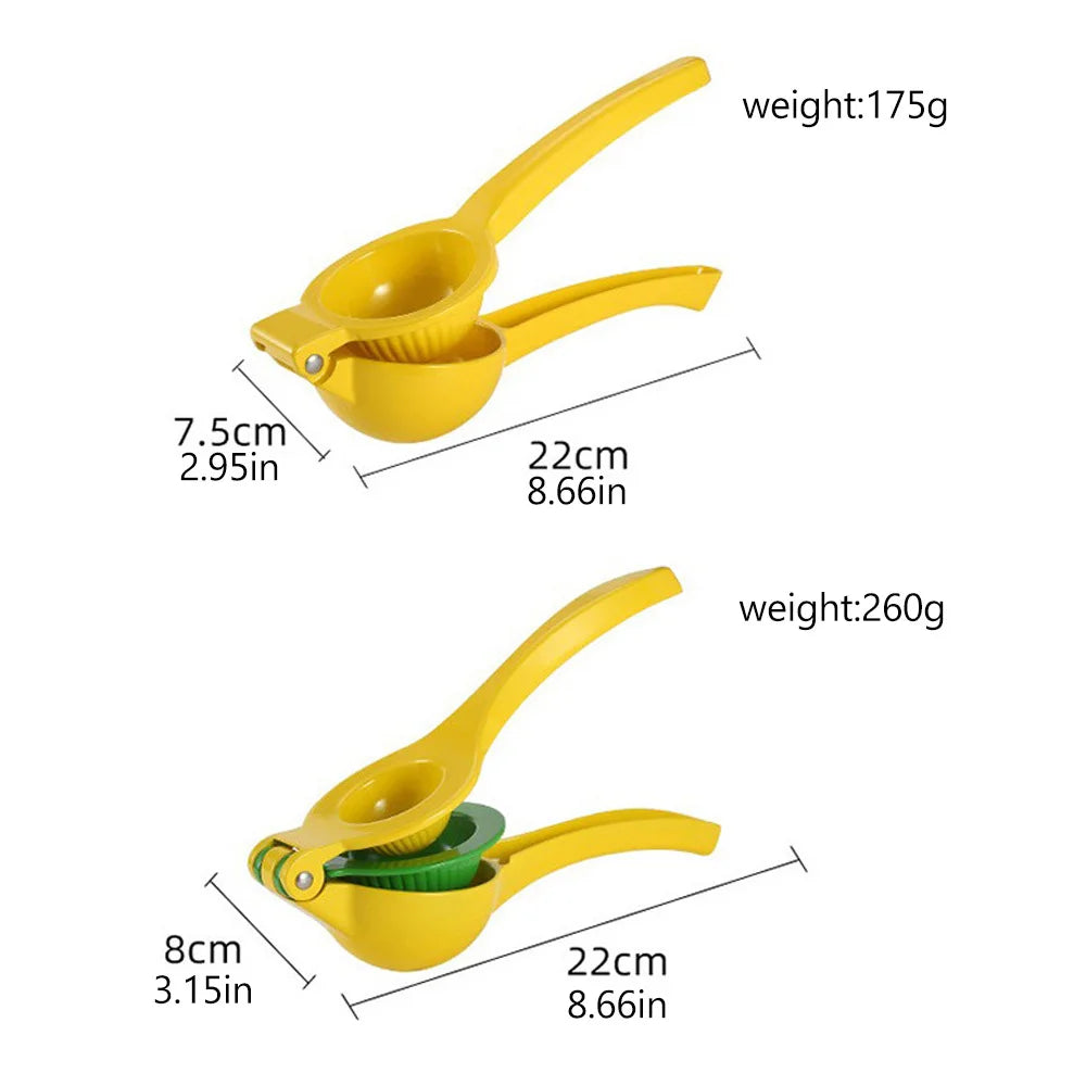 1pc Lemon Squeezer  Fresh Orange Citrus Lime Fresh Fruit Juicer Press Metal Hand Press Extractor Portable Manual Juicer