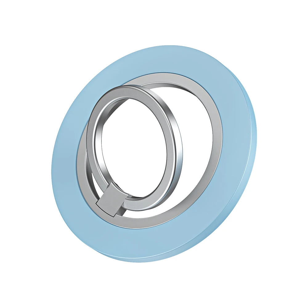 For Tablet Magnetic 2 Sections Simplicity Rotation Ring Phone Handphone Ipad Holder Double Side Silicone