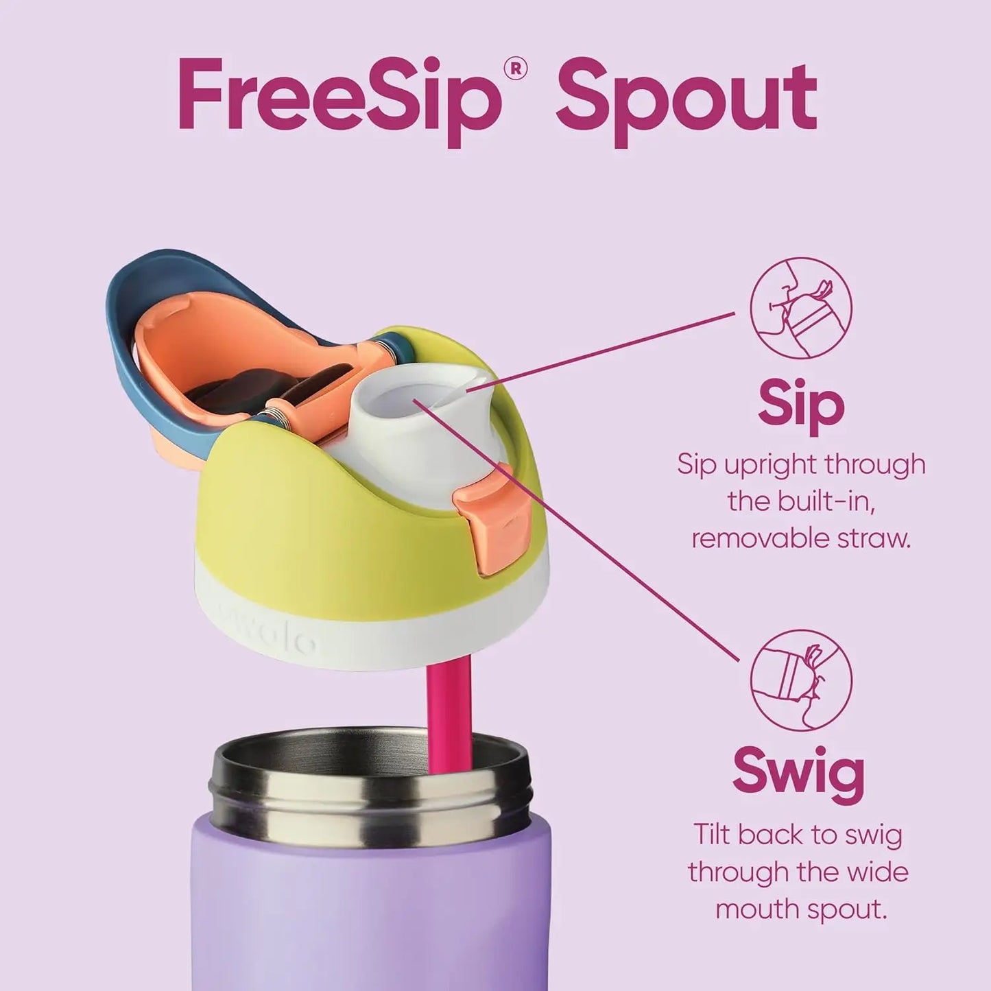 Owala FreeSip Smell Rosé Bottle