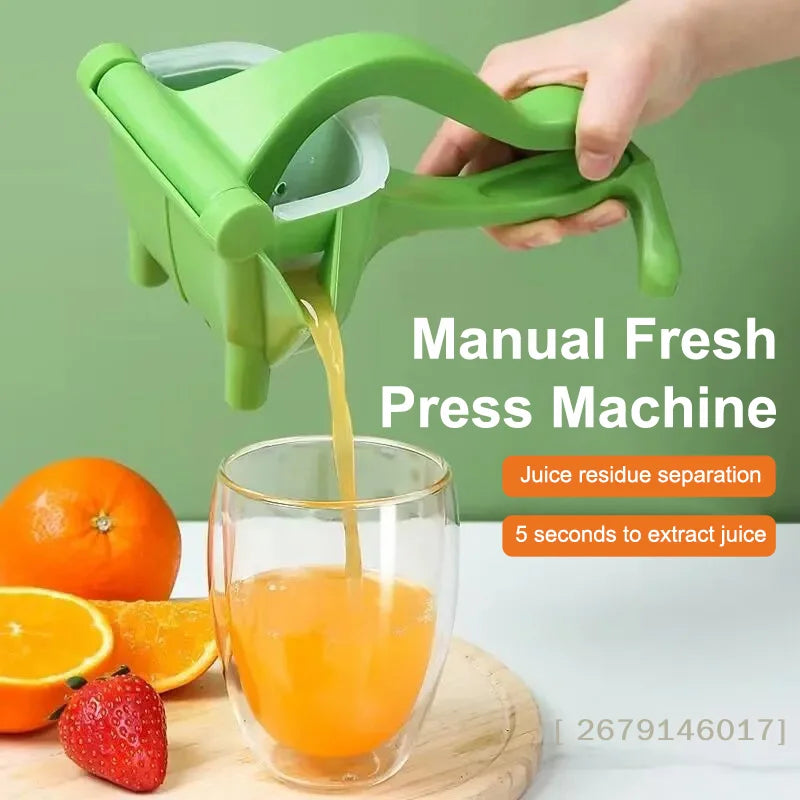 【YY26】1pc Green Multifunctional Juicer Handheld Non-electric Lemon Squeezer Fruit Vegetable Small Juicer Manual Juicer
