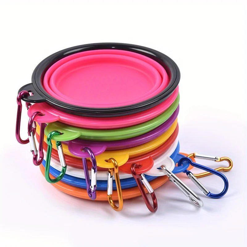 Portable Folding Dog Travel Bowl