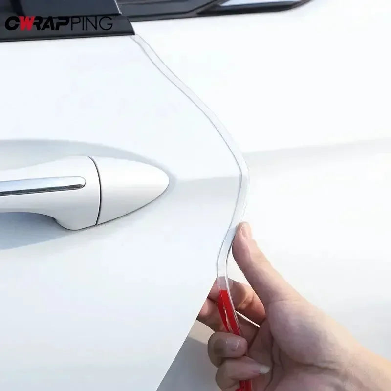 5M Auto Door Sealing Strips Transparent Anti-collision Protection PVC Strip Car Door Protector Edge Scratch for Cars Accessories