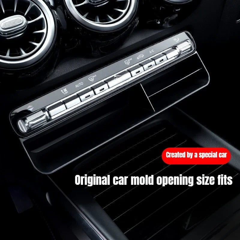 Car Central Control Storage Box for Mercedes Benz A B CLA GLB GLA GLE Class Storage and Storage Air outlet box Glove boxes