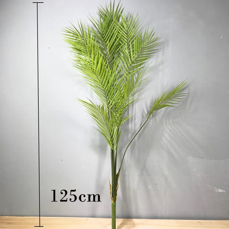 Large Artificial Palm Monstera Tree