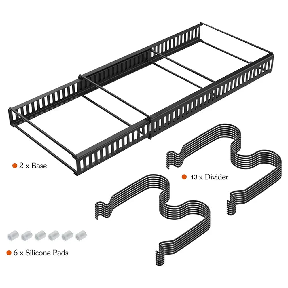 Adjustable Cookware Storage Rack